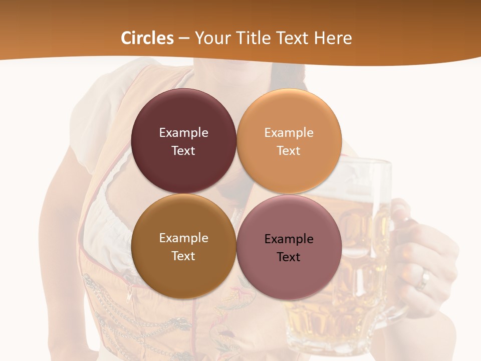 Celebration White Isolated PowerPoint Template