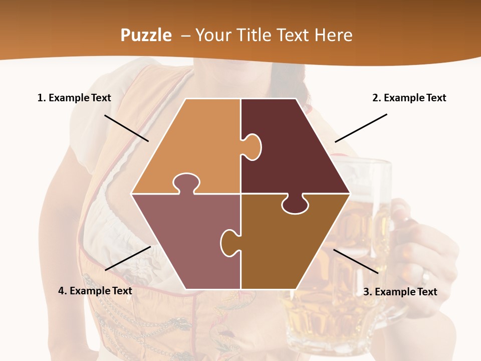 Celebration White Isolated PowerPoint Template