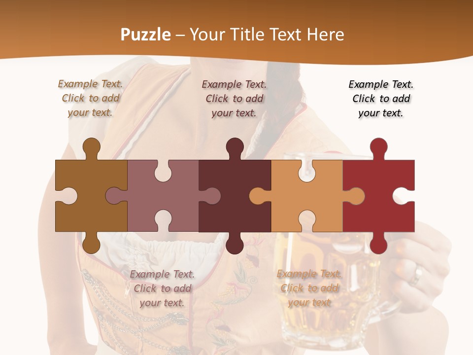 Celebration White Isolated PowerPoint Template