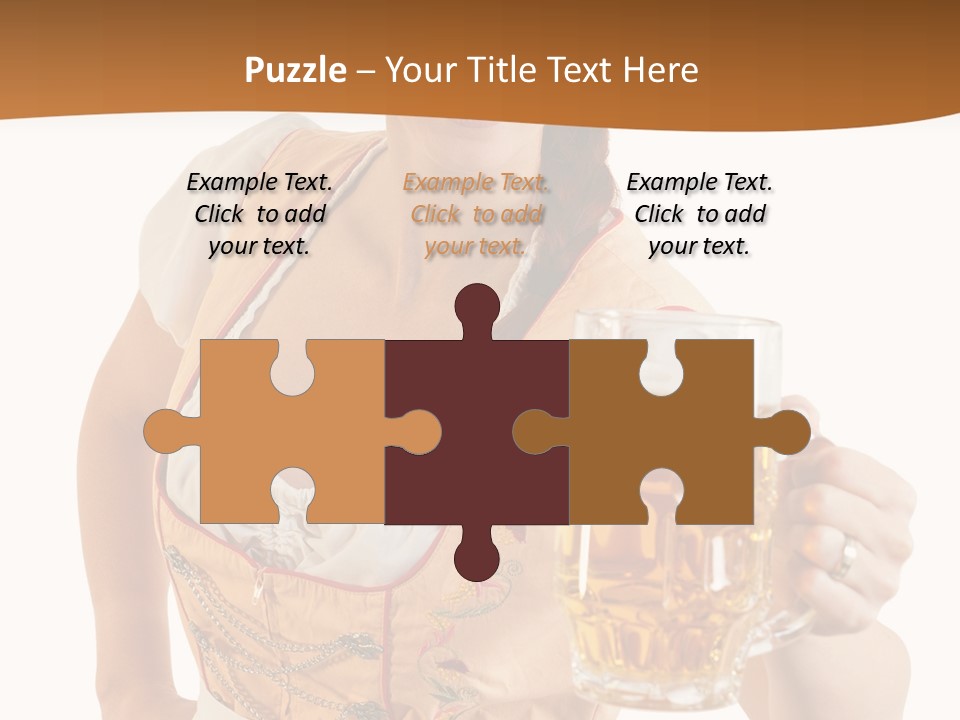 Celebration White Isolated PowerPoint Template