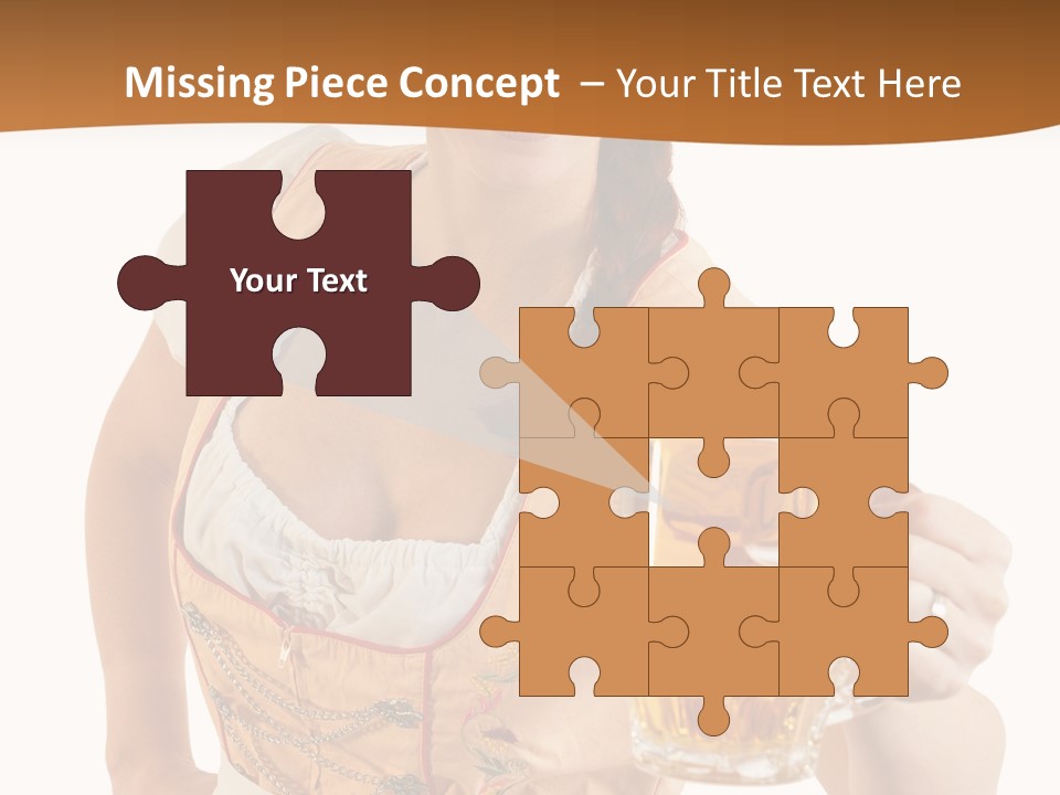 Celebration White Isolated PowerPoint Template