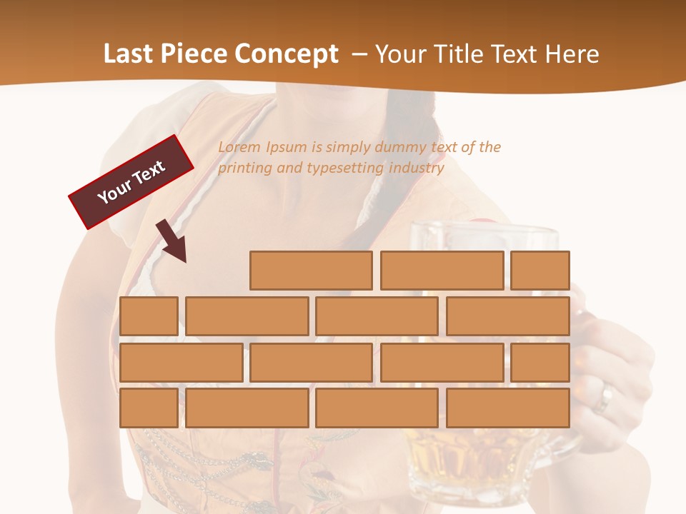 Celebration White Isolated PowerPoint Template