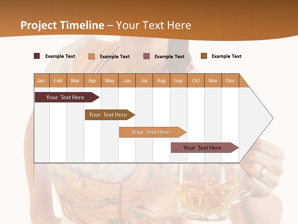Celebration White Isolated PowerPoint Template