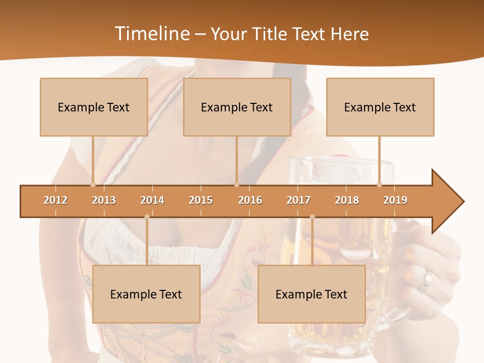 Celebration White Isolated PowerPoint Template