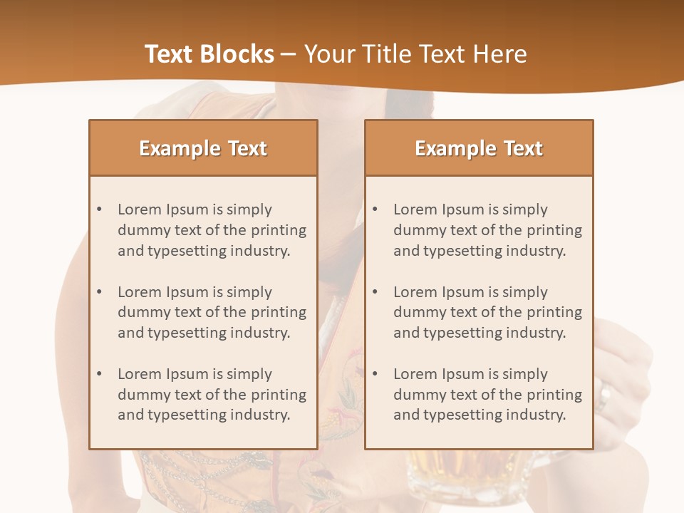 Celebration White Isolated PowerPoint Template