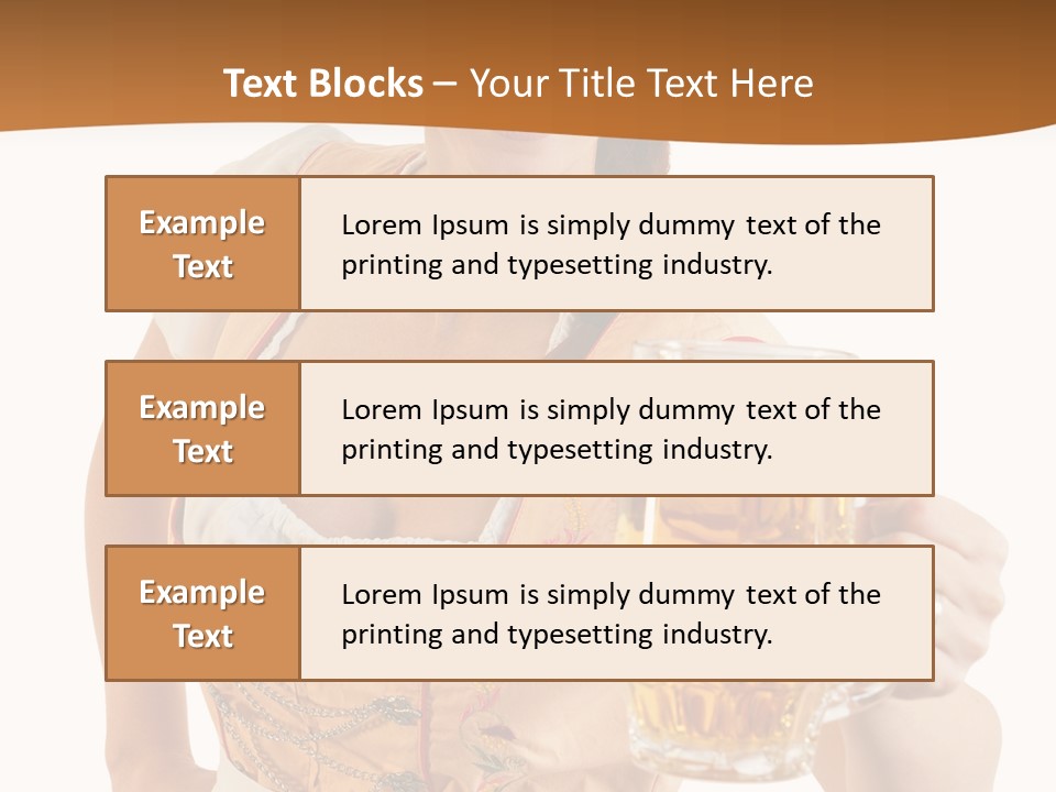 Celebration White Isolated PowerPoint Template