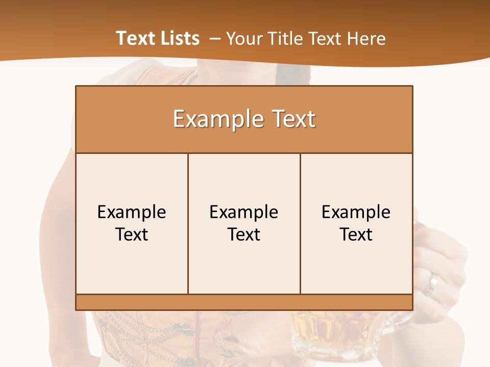 Celebration White Isolated PowerPoint Template