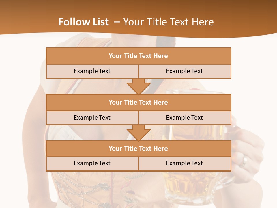 Celebration White Isolated PowerPoint Template