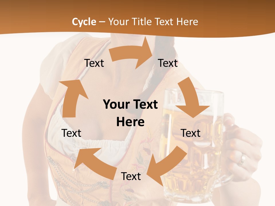 Celebration White Isolated PowerPoint Template