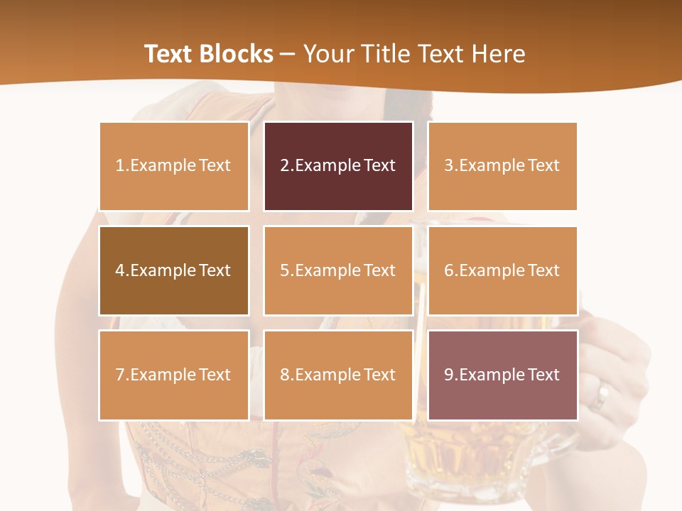 Celebration White Isolated PowerPoint Template