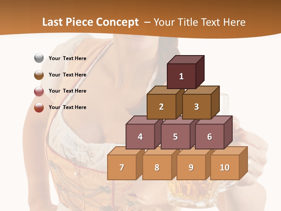 Celebration White Isolated PowerPoint Template