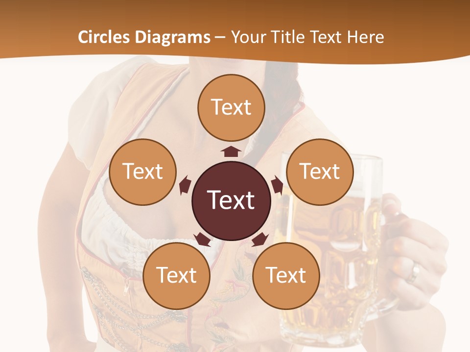 Celebration White Isolated PowerPoint Template