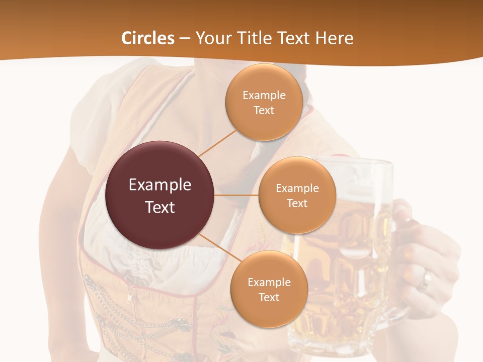 Celebration White Isolated PowerPoint Template