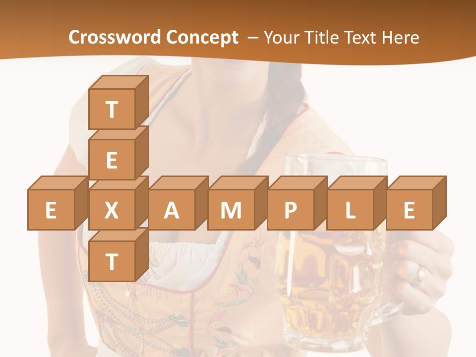 Celebration White Isolated PowerPoint Template