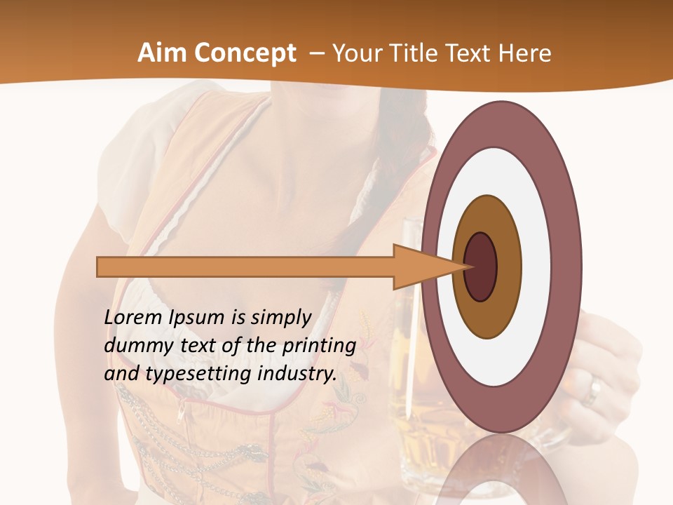 Celebration White Isolated PowerPoint Template