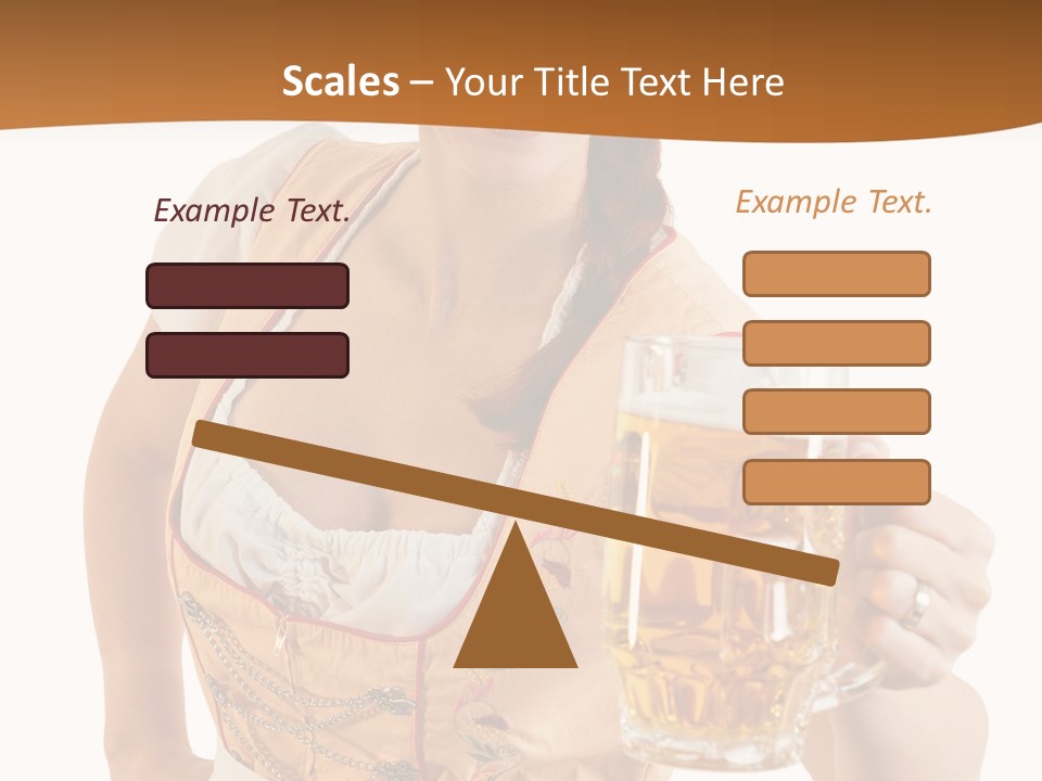 Celebration White Isolated PowerPoint Template