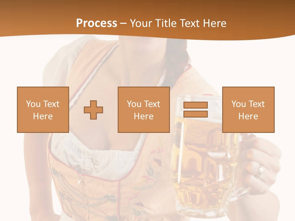 Celebration White Isolated PowerPoint Template