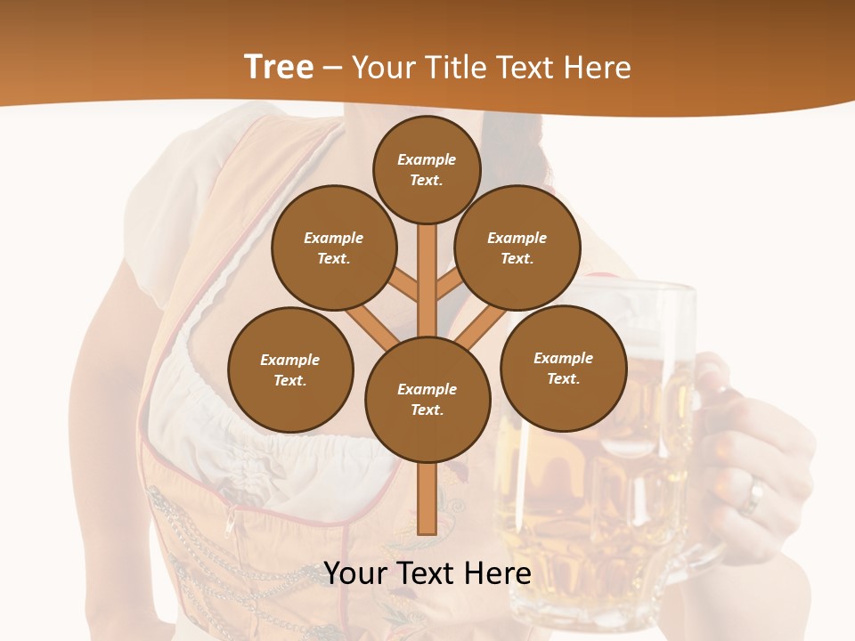 Celebration White Isolated PowerPoint Template