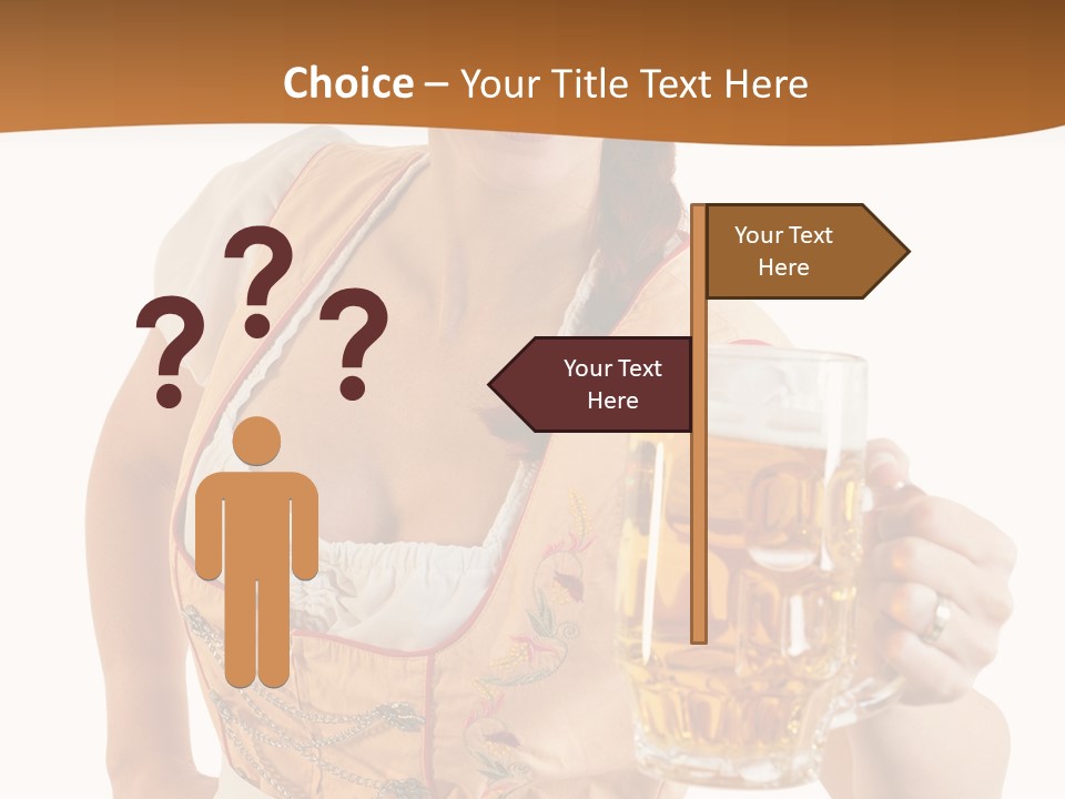 Celebration White Isolated PowerPoint Template