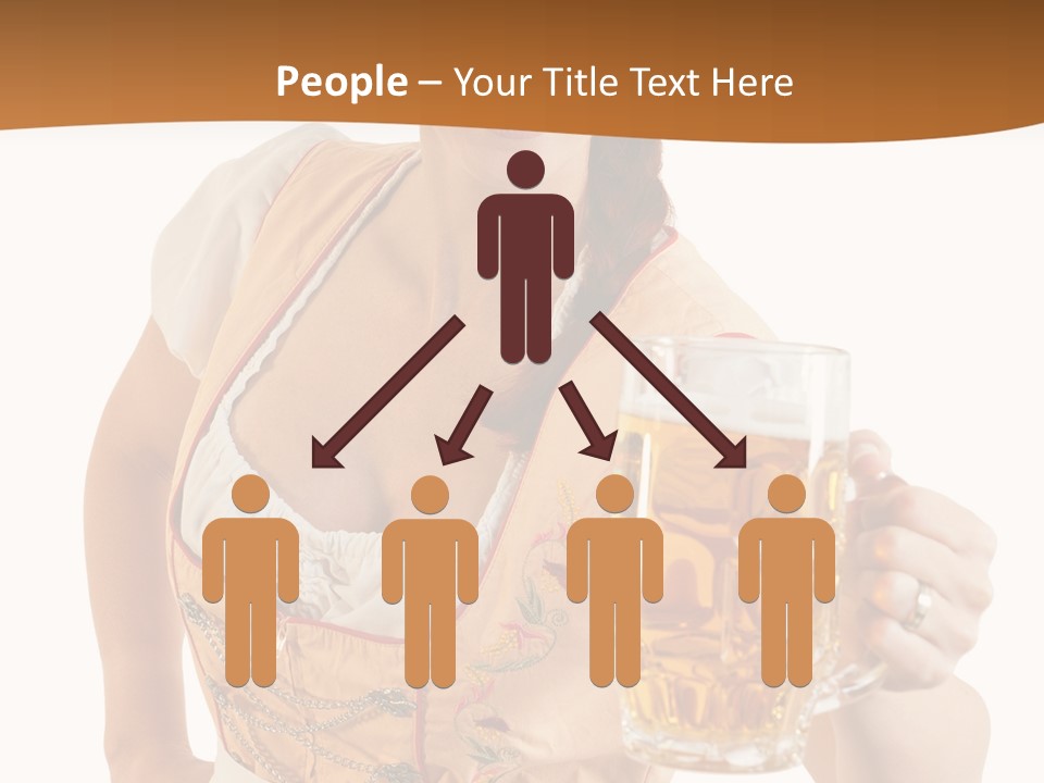 Celebration White Isolated PowerPoint Template