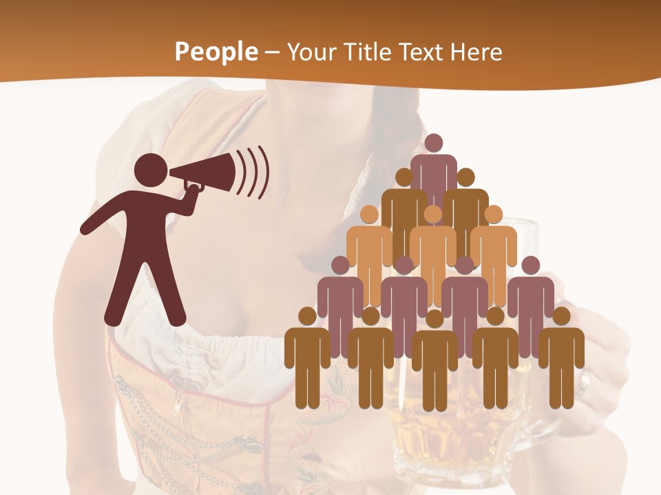 Celebration White Isolated PowerPoint Template