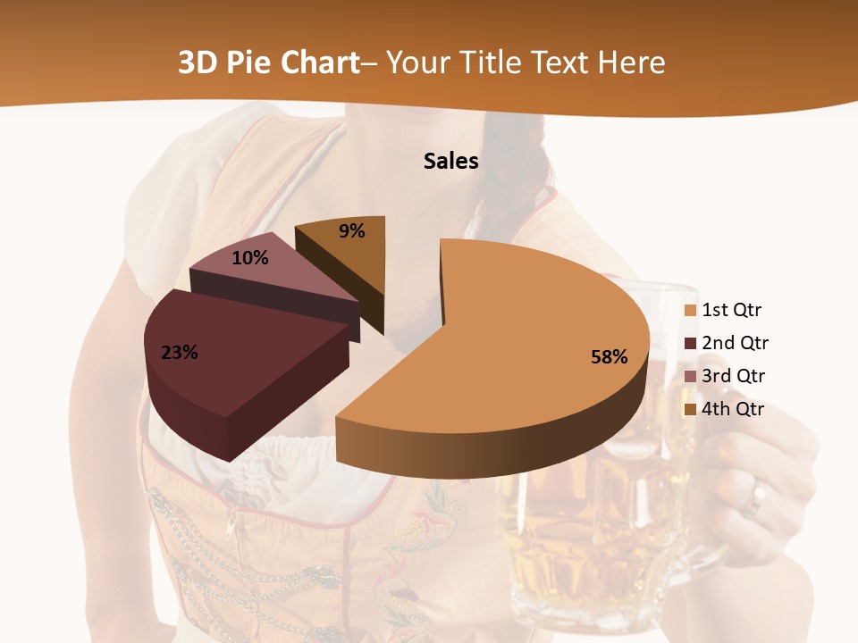 Celebration White Isolated PowerPoint Template