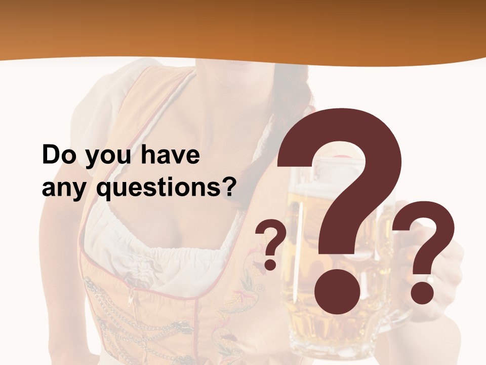 Celebration White Isolated PowerPoint Template