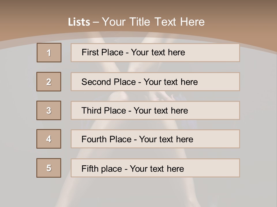 Female Beauty Y PowerPoint Template