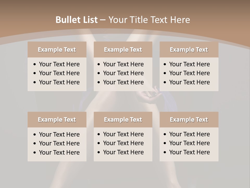 Female Beauty Y PowerPoint Template