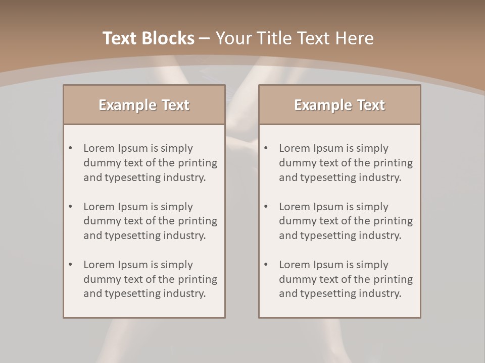 Female Beauty Y PowerPoint Template