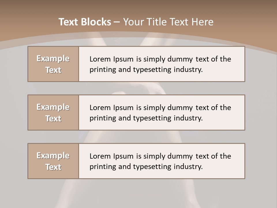 Female Beauty Y PowerPoint Template