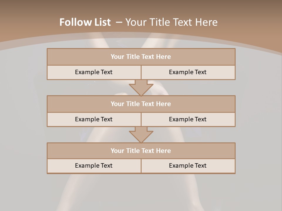 Female Beauty Y PowerPoint Template