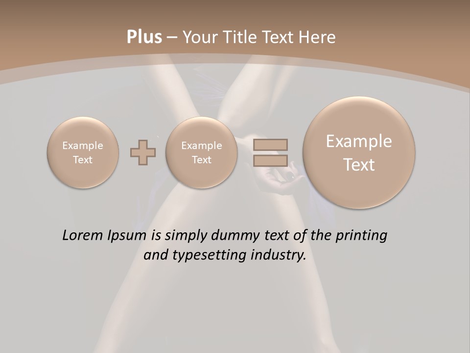 Female Beauty Y PowerPoint Template