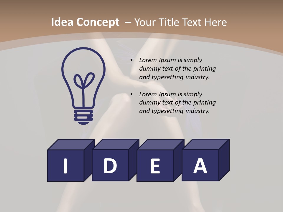 Female Beauty Y PowerPoint Template