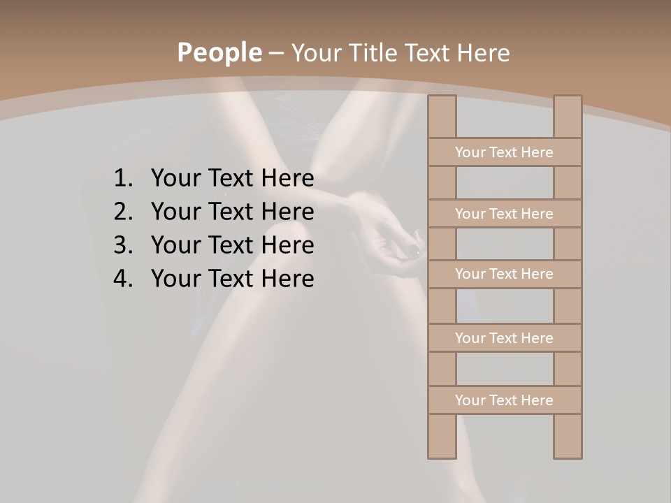 Female Beauty Y PowerPoint Template