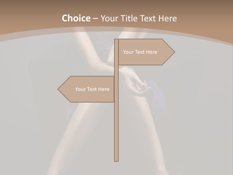 Female Beauty Y PowerPoint Template