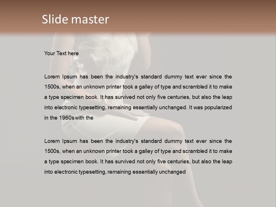 Adult Sad Vintage PowerPoint Template