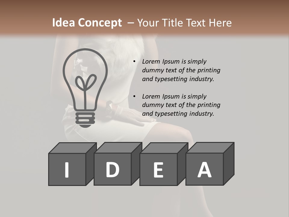 Adult Sad Vintage PowerPoint Template