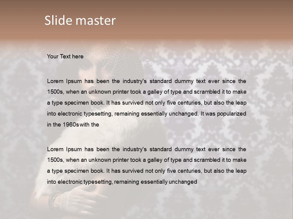 Classic Purple Styled PowerPoint Template