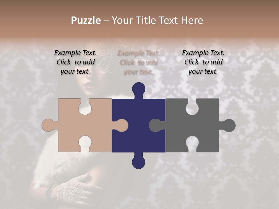 Classic Purple Styled PowerPoint Template