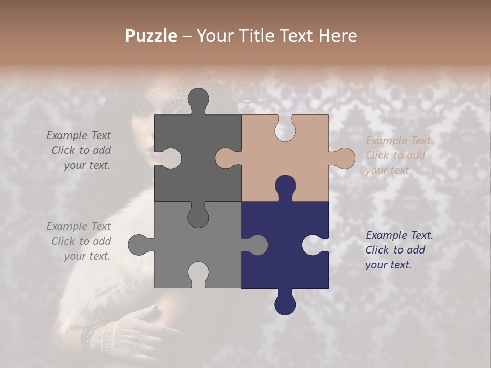 Classic Purple Styled PowerPoint Template