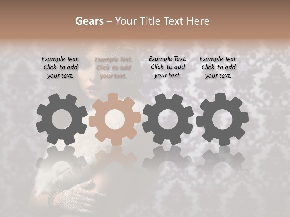 Classic Purple Styled PowerPoint Template