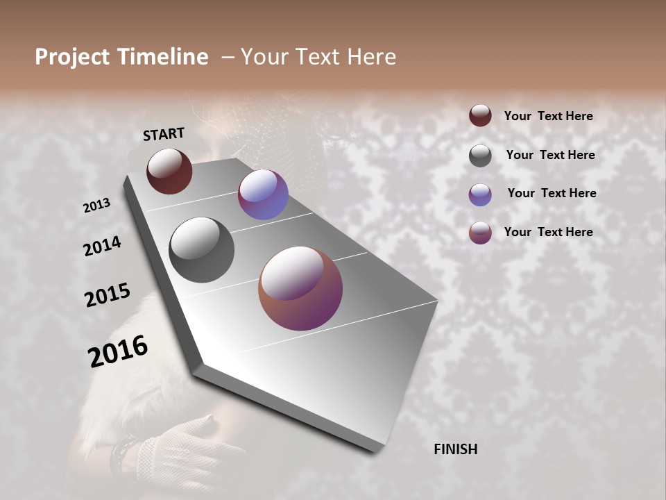 Classic Purple Styled PowerPoint Template