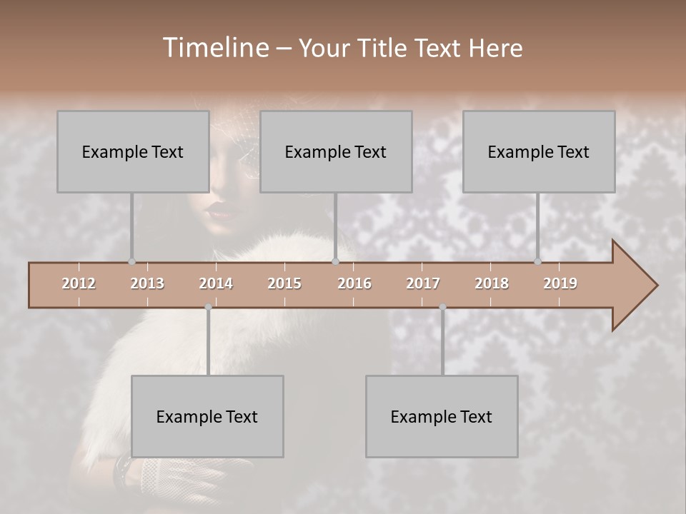 Classic Purple Styled PowerPoint Template