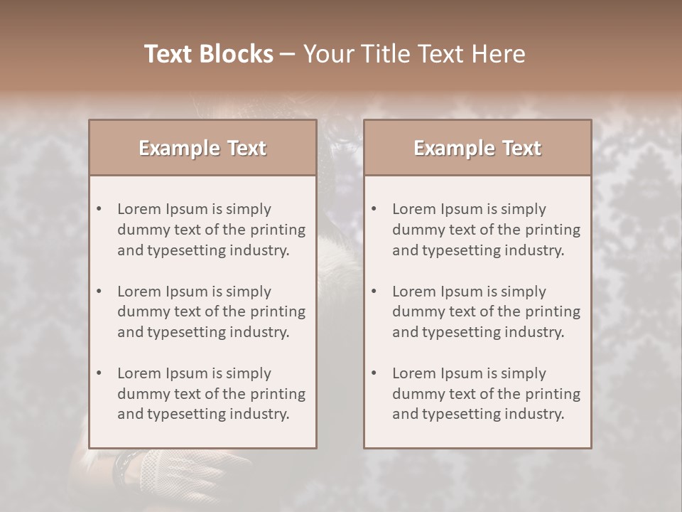 Classic Purple Styled PowerPoint Template