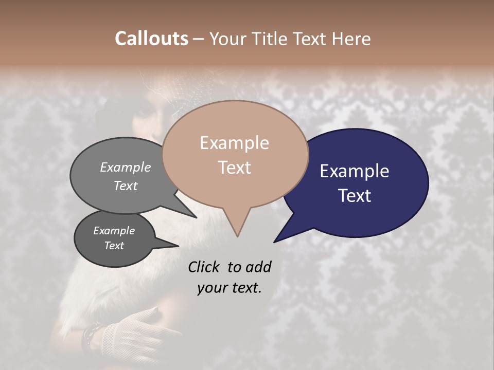 Classic Purple Styled PowerPoint Template