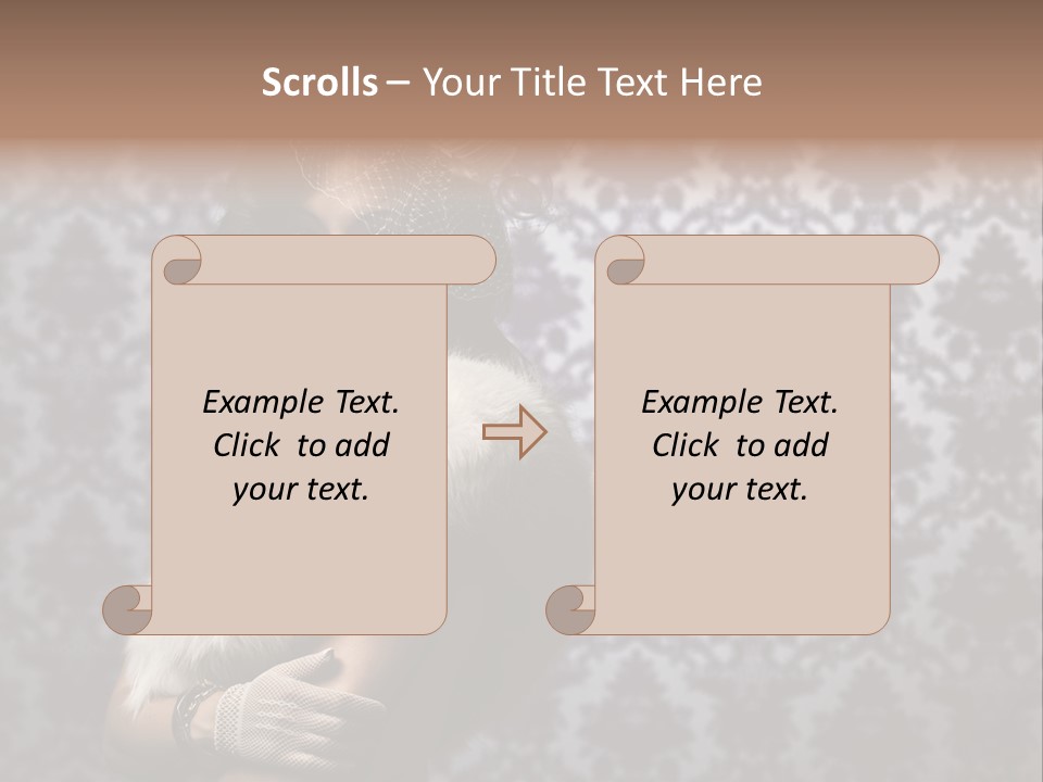 Classic Purple Styled PowerPoint Template