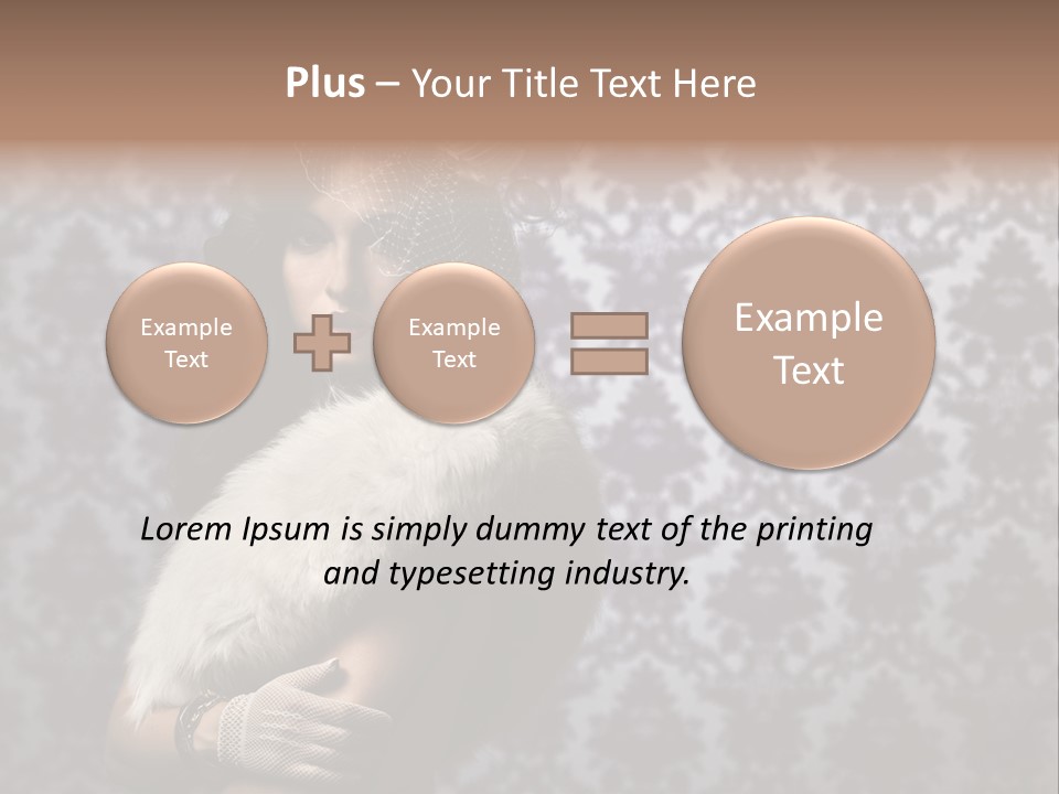Classic Purple Styled PowerPoint Template