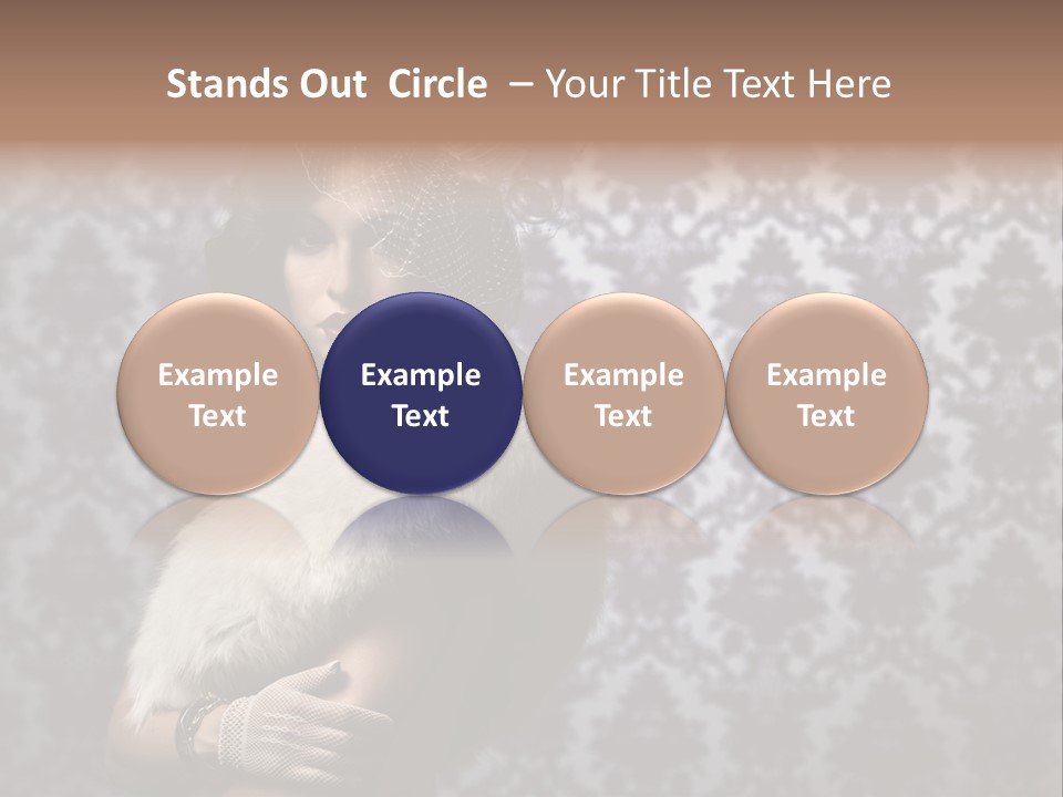 Classic Purple Styled PowerPoint Template