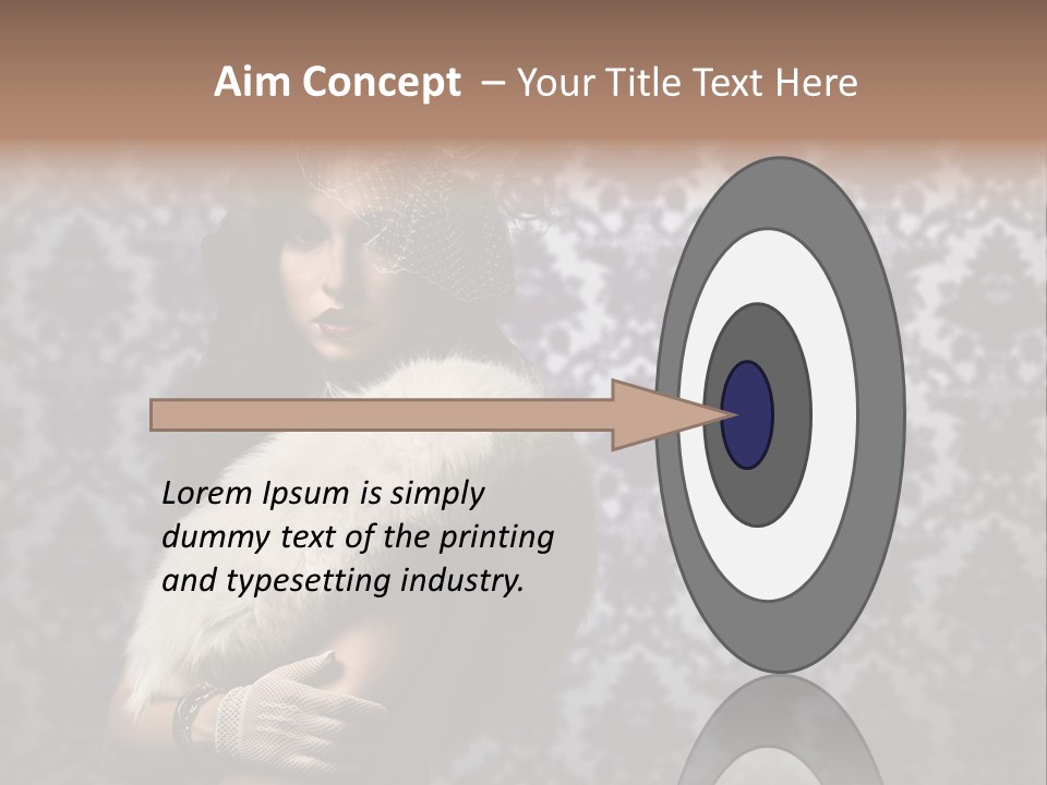 Classic Purple Styled PowerPoint Template